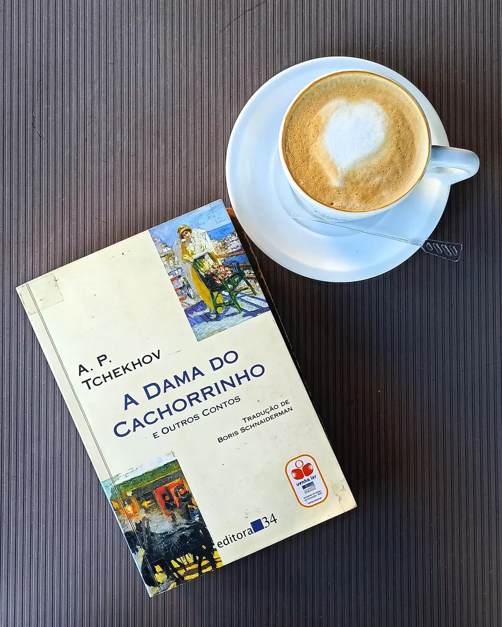 Cappuccino com desenho de coração